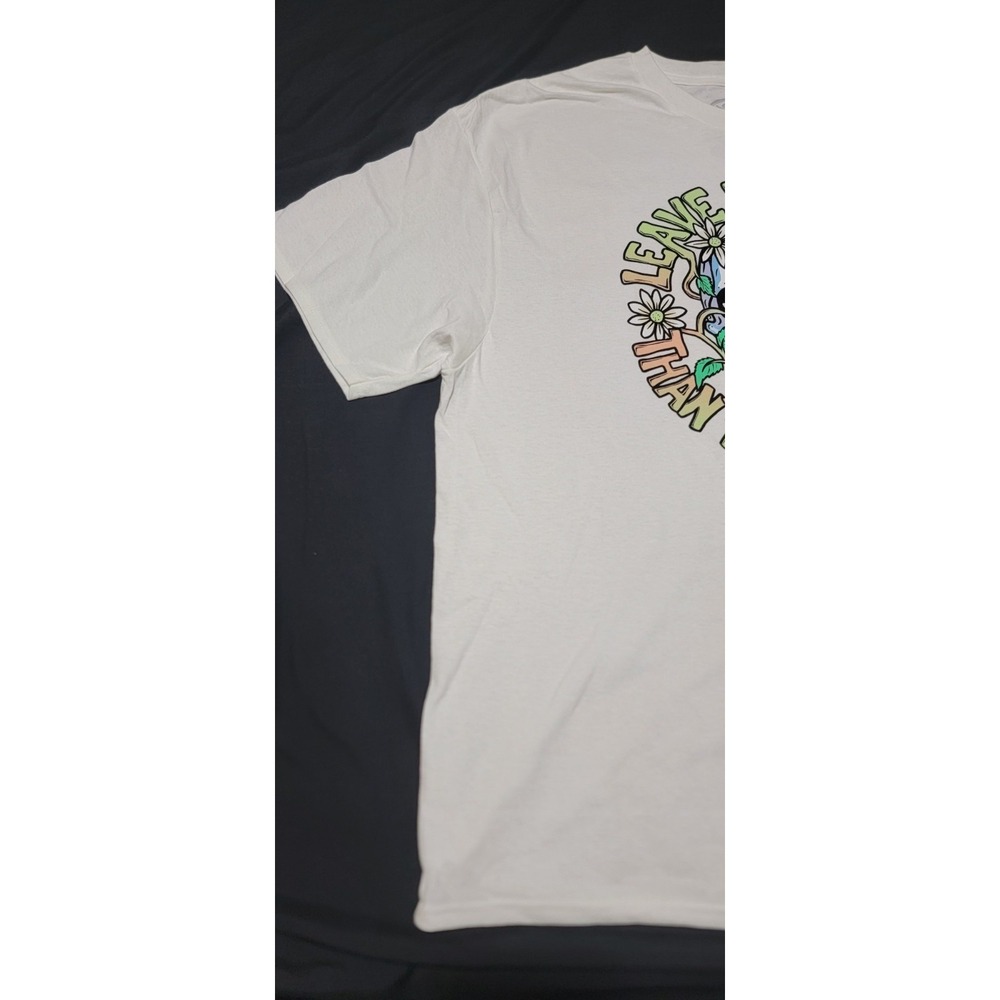 DOM Leave It Better Than You Found It Floral Skull Tee Men's Size XXL NWOT - Picture 4 of 10